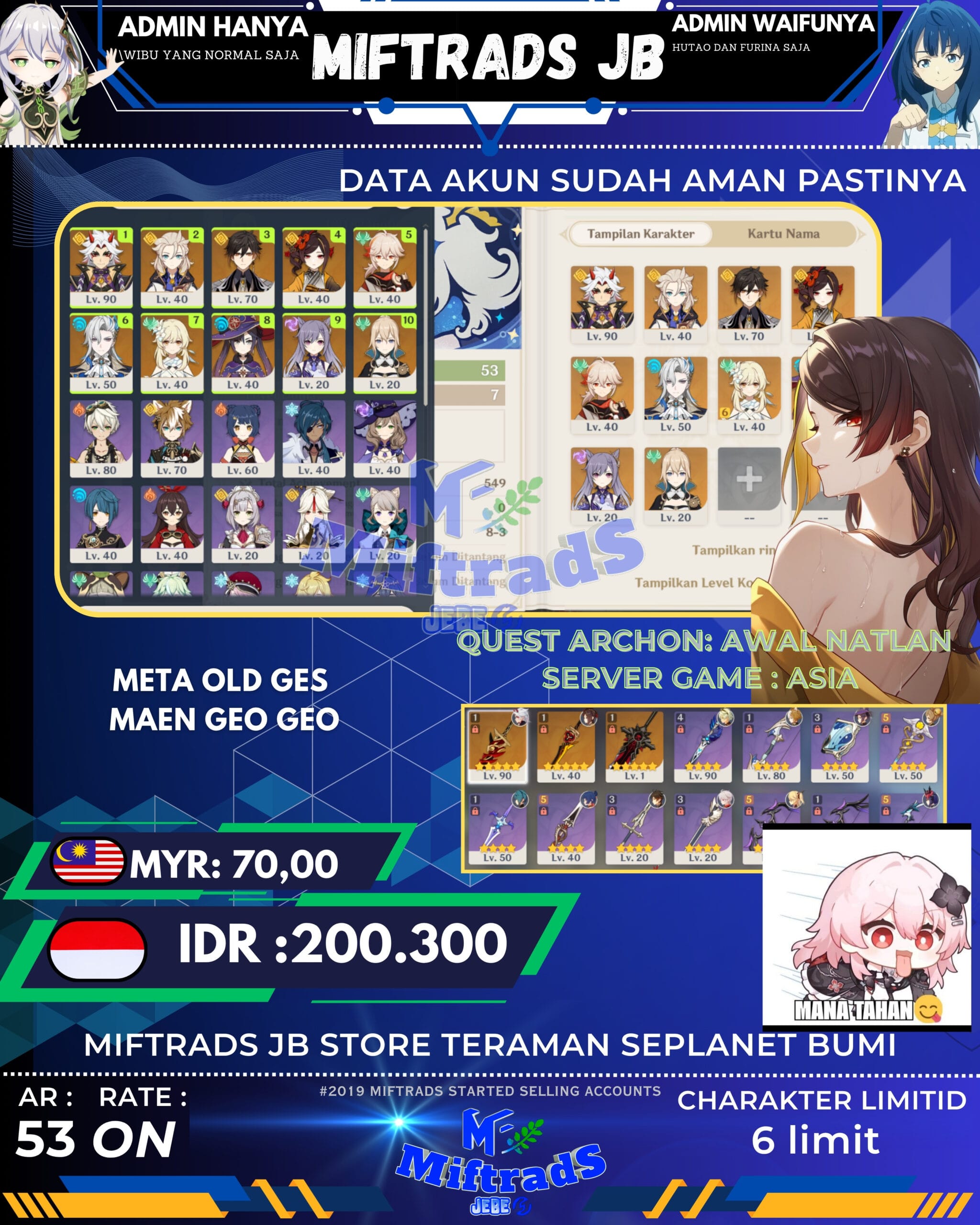 akun genshin impact meta waifu (salin) akun genshin impact meta waifu (salin)