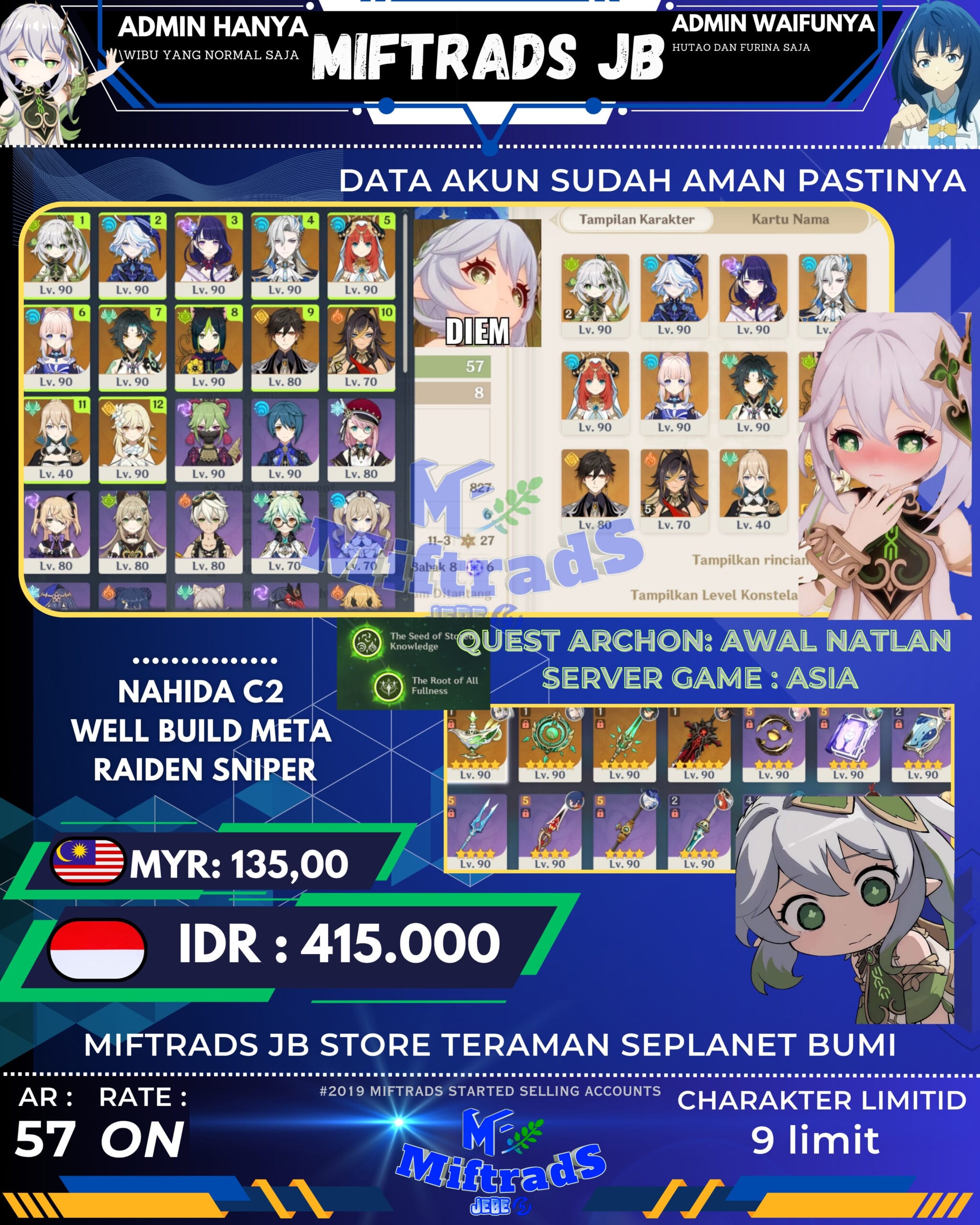 akun genshin impact xiao c6 | 865k (salin) akun genshin impact xiao c6 | 865k (salin)